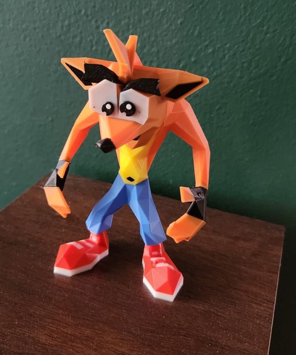 Crash Bandicoot 3D print fan art
