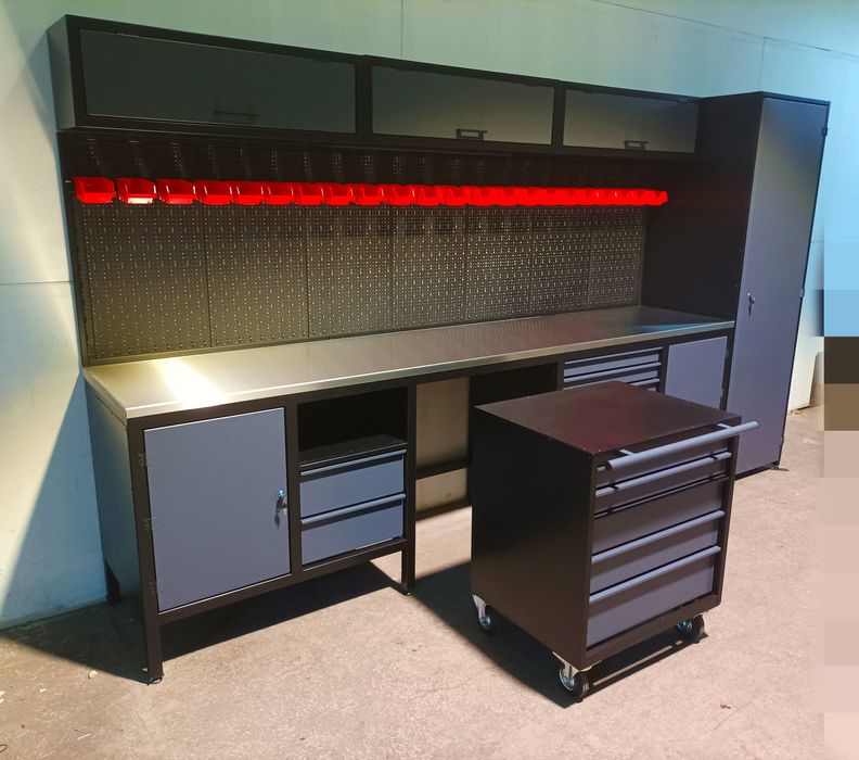 Stół warsztatowy metalowy spawany. Zestaw w promocji 16.800 na 12.400