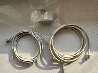 2x Kabel CAT 5e UTP plus splitter