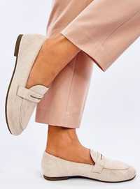 Mokasyny Damskie Nair Beige