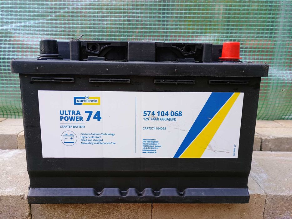 Akumulator ULTRA POWER 74Ah 680A (EN) - 12V