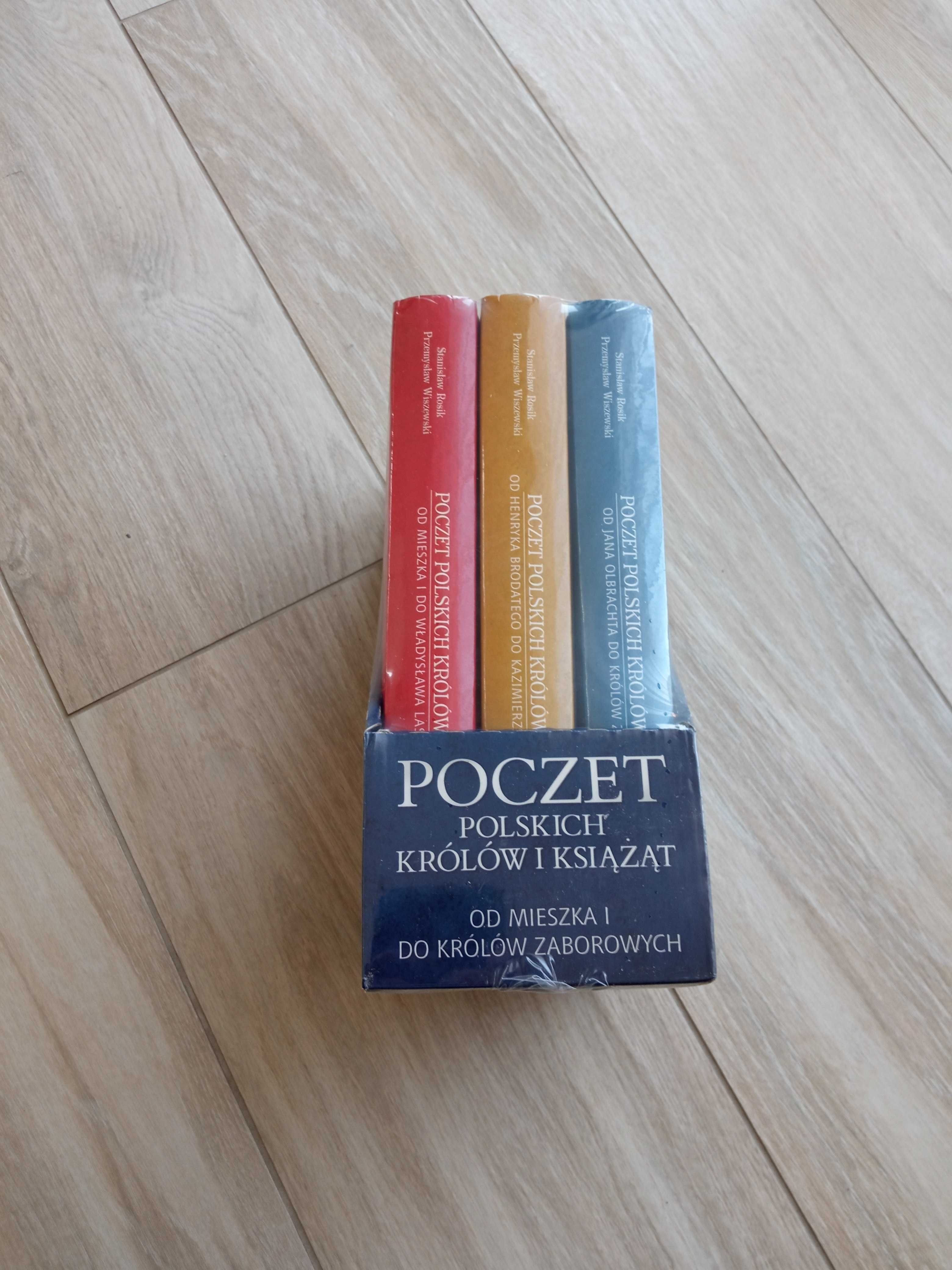 Poczet Polskich królów i książąt Tom 1 do 3 nowe w folii