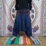 Szarawary - Alladynki - Stonewash - Niebieskie - Bawełna - Indie