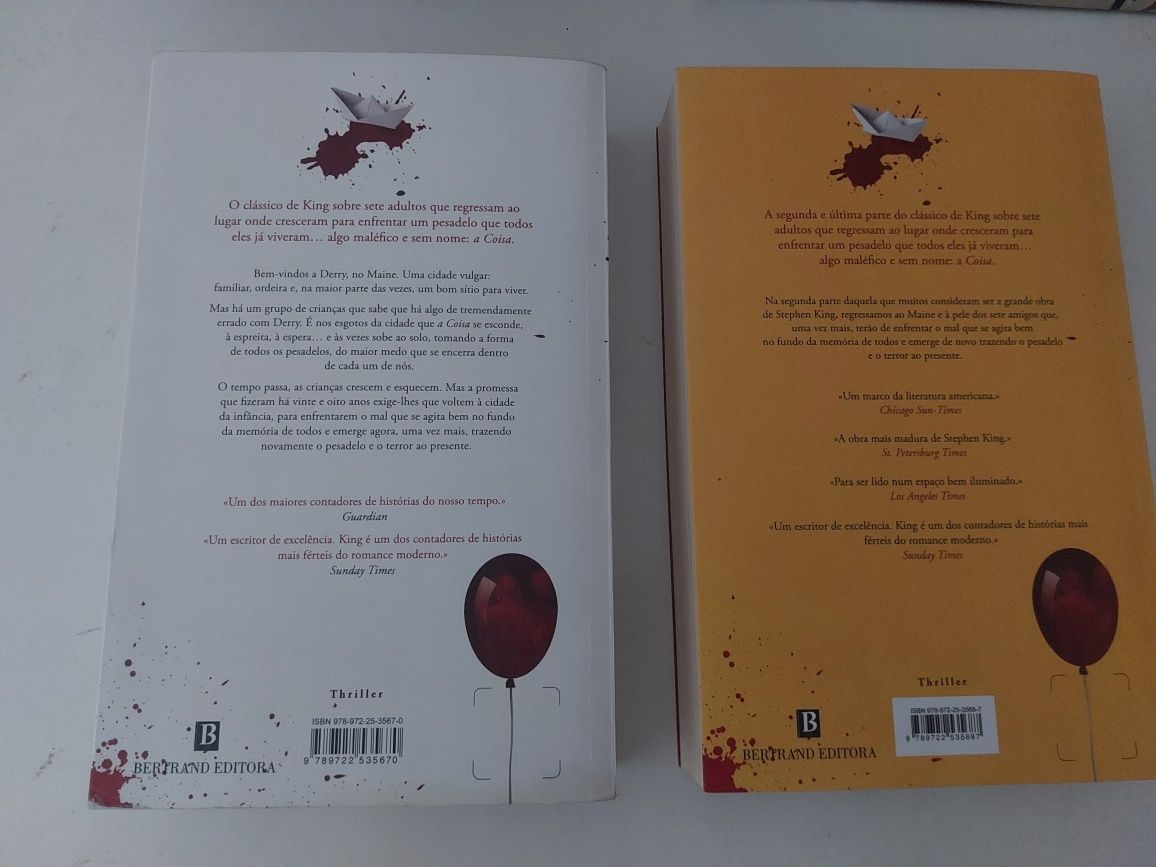Stephen king " a coisa " livro 1 e livro 2