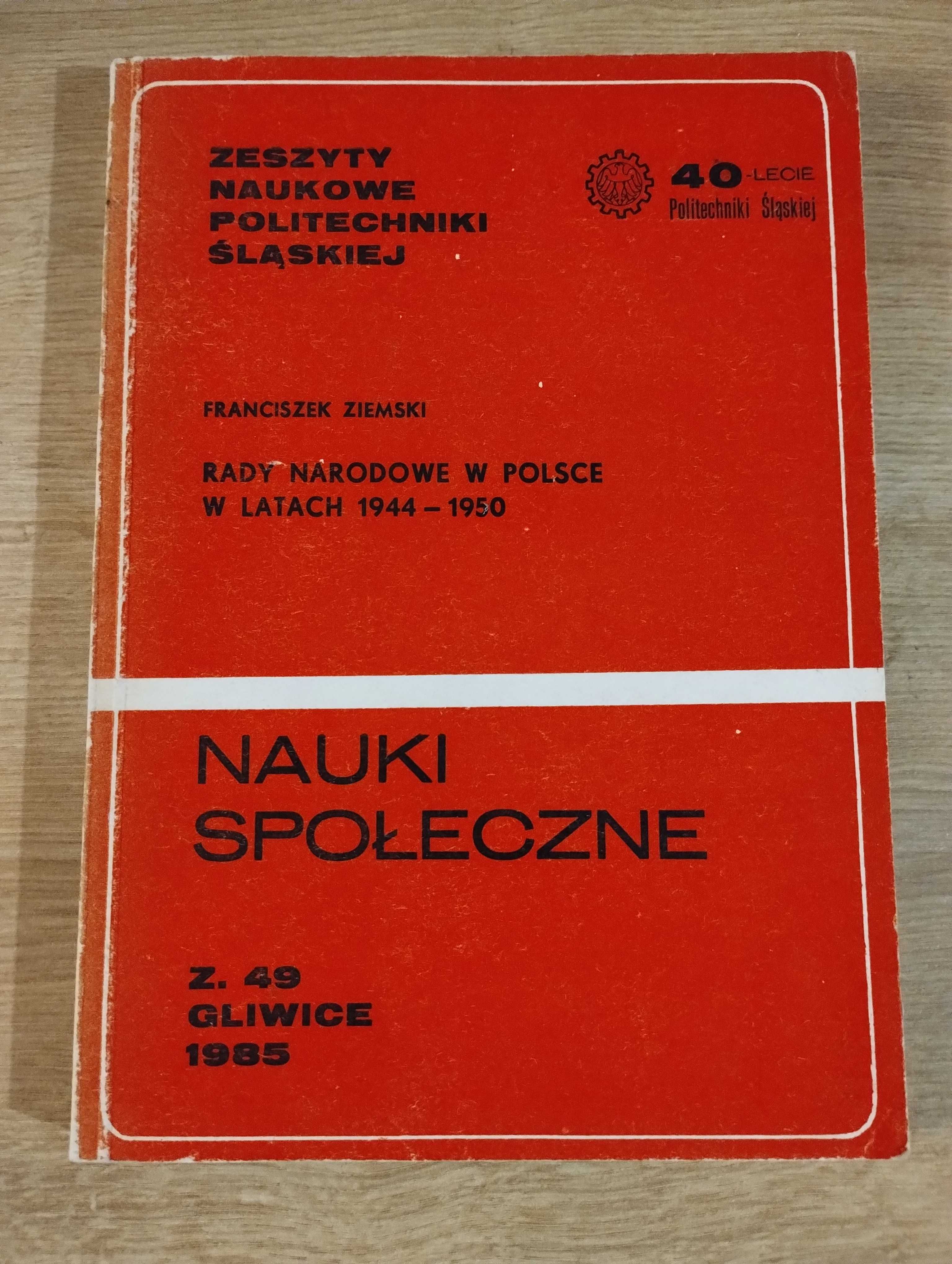 Ziemski Rady narodowe w Polsce w latach 1944 nauki społeczne