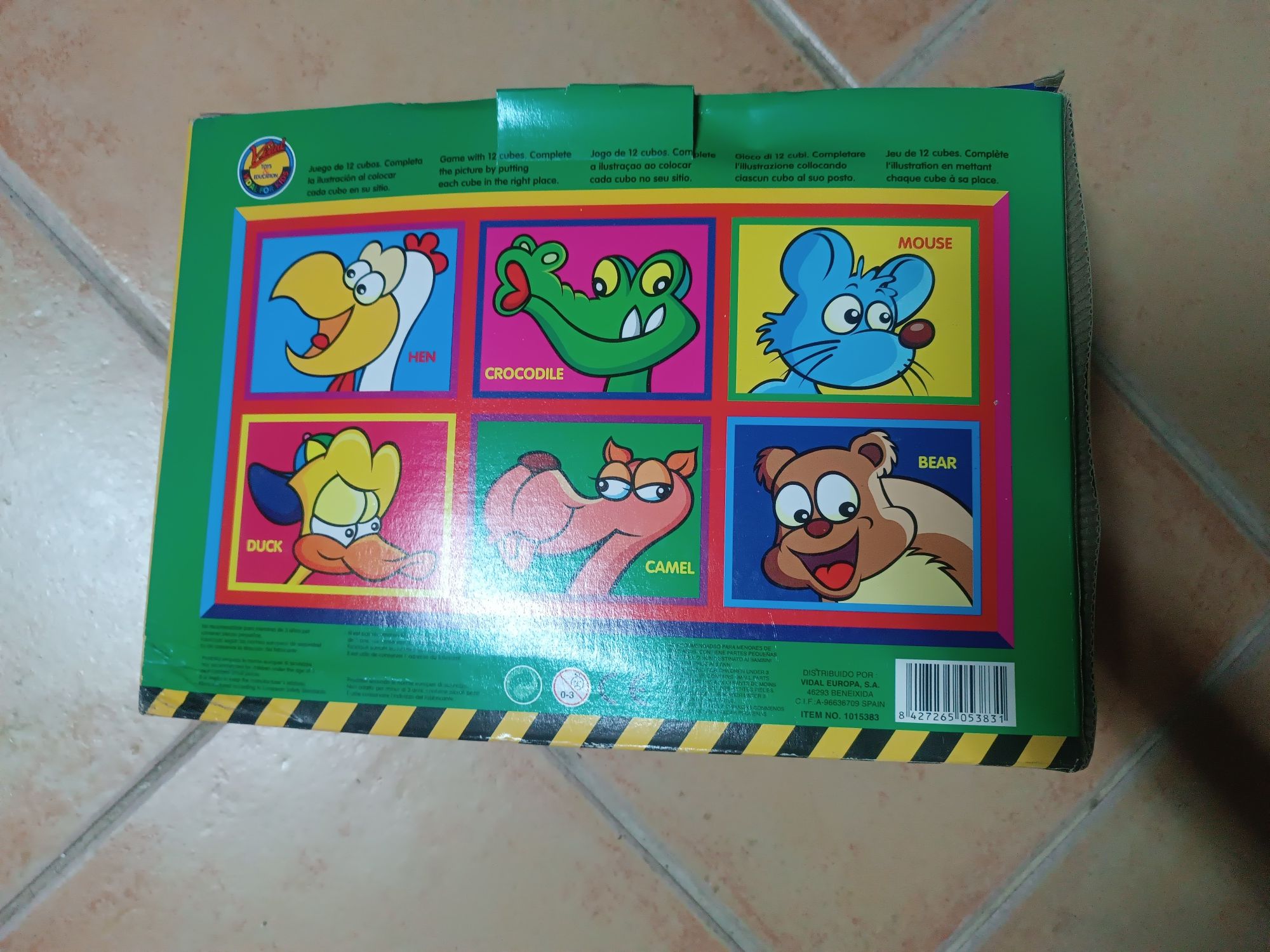 Puzzle de cubos para crianças