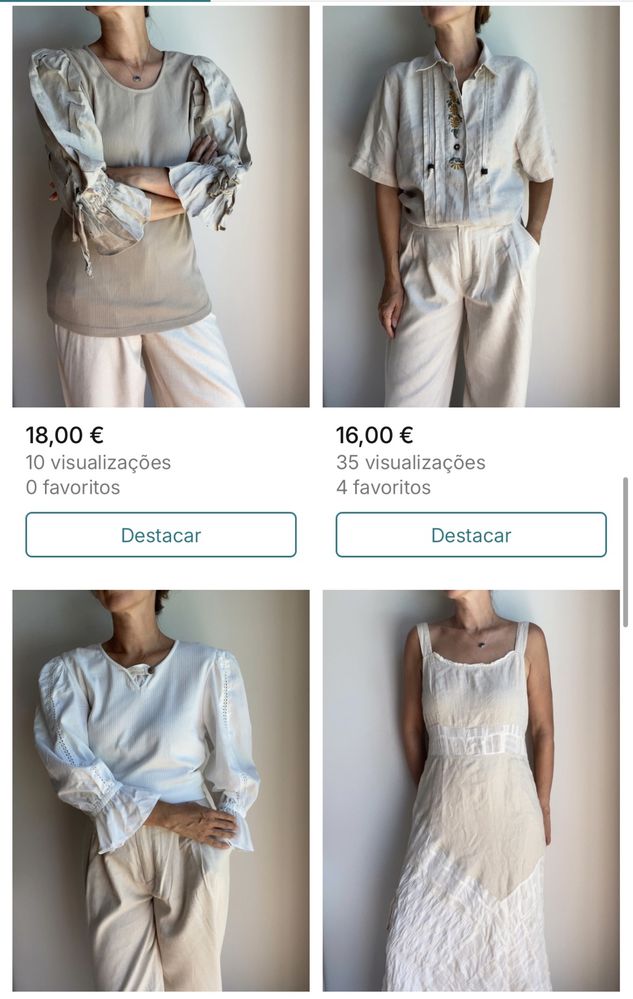 Lote de roupa vintage estilo tirol/dirndl e outros