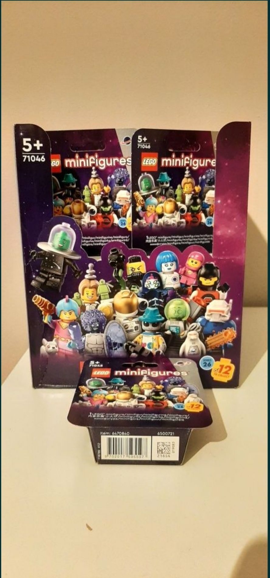 Minifigurka Figurka LEGO Seria 26 - Kosmici - Komplet - 12 sztuk