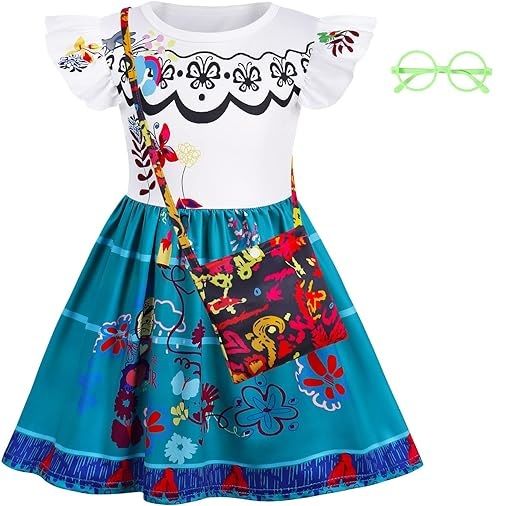 Sukienka Księżniczki Isabela z Encanto + okulary 140Cm