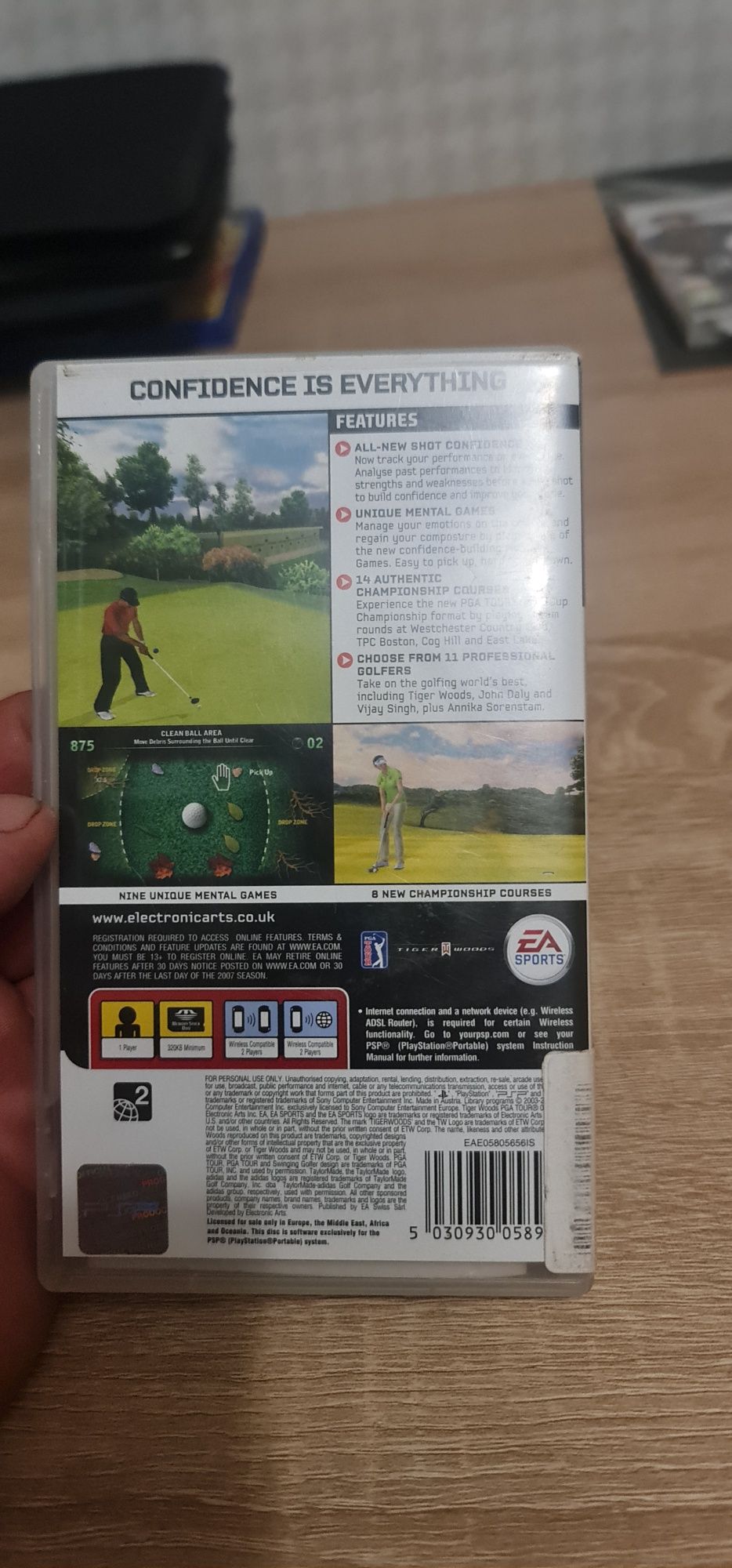 Tiger woods pga tour 08 psp