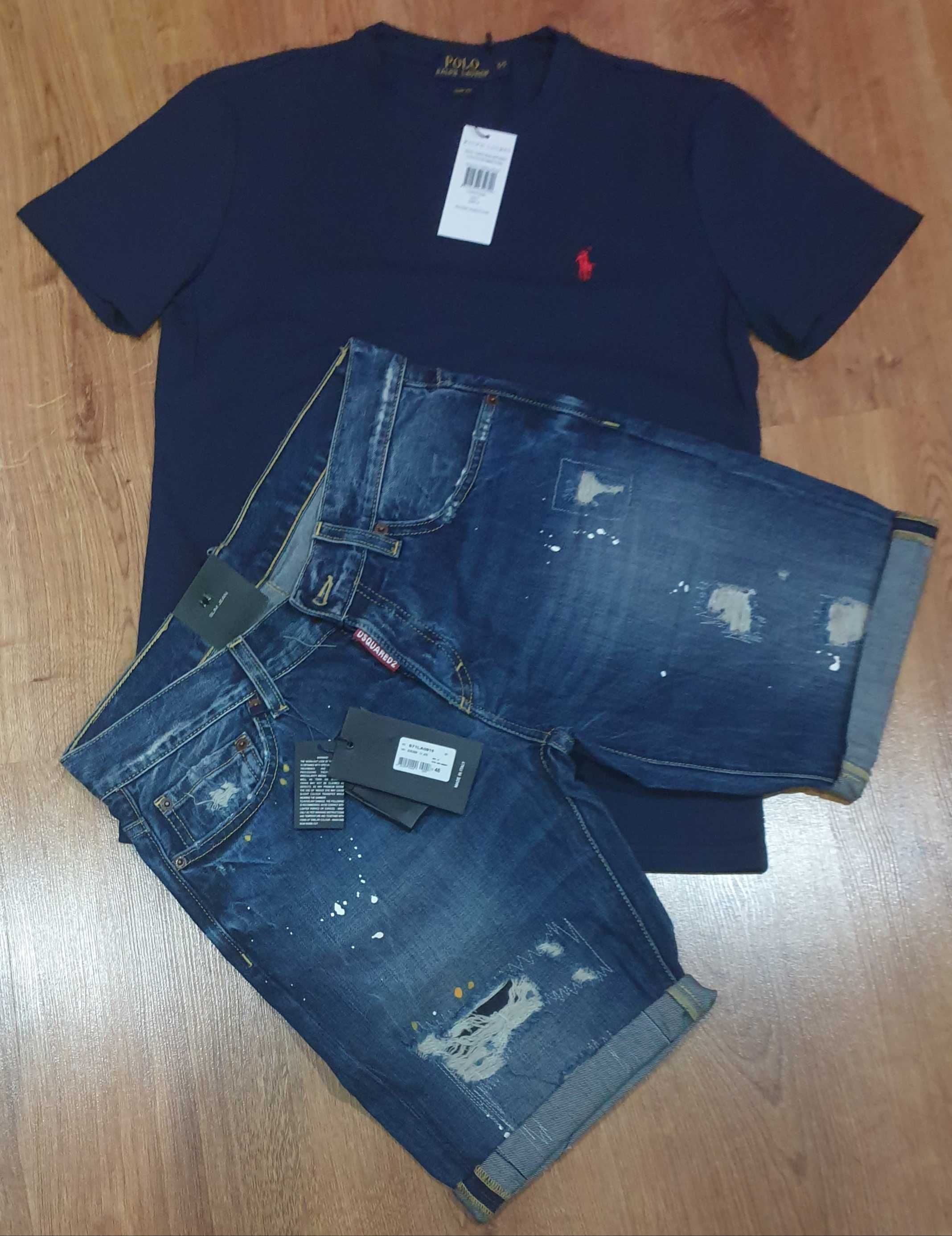 Pólos " ARMANI JEANS " Calças e Calções " DSQUARED2 " originais