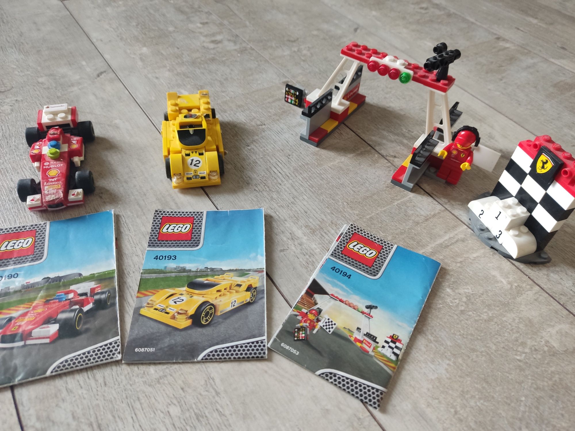 LEGO Shell V-power racing ( 6 zestawów+6 instrukcji) KOMPLETNY