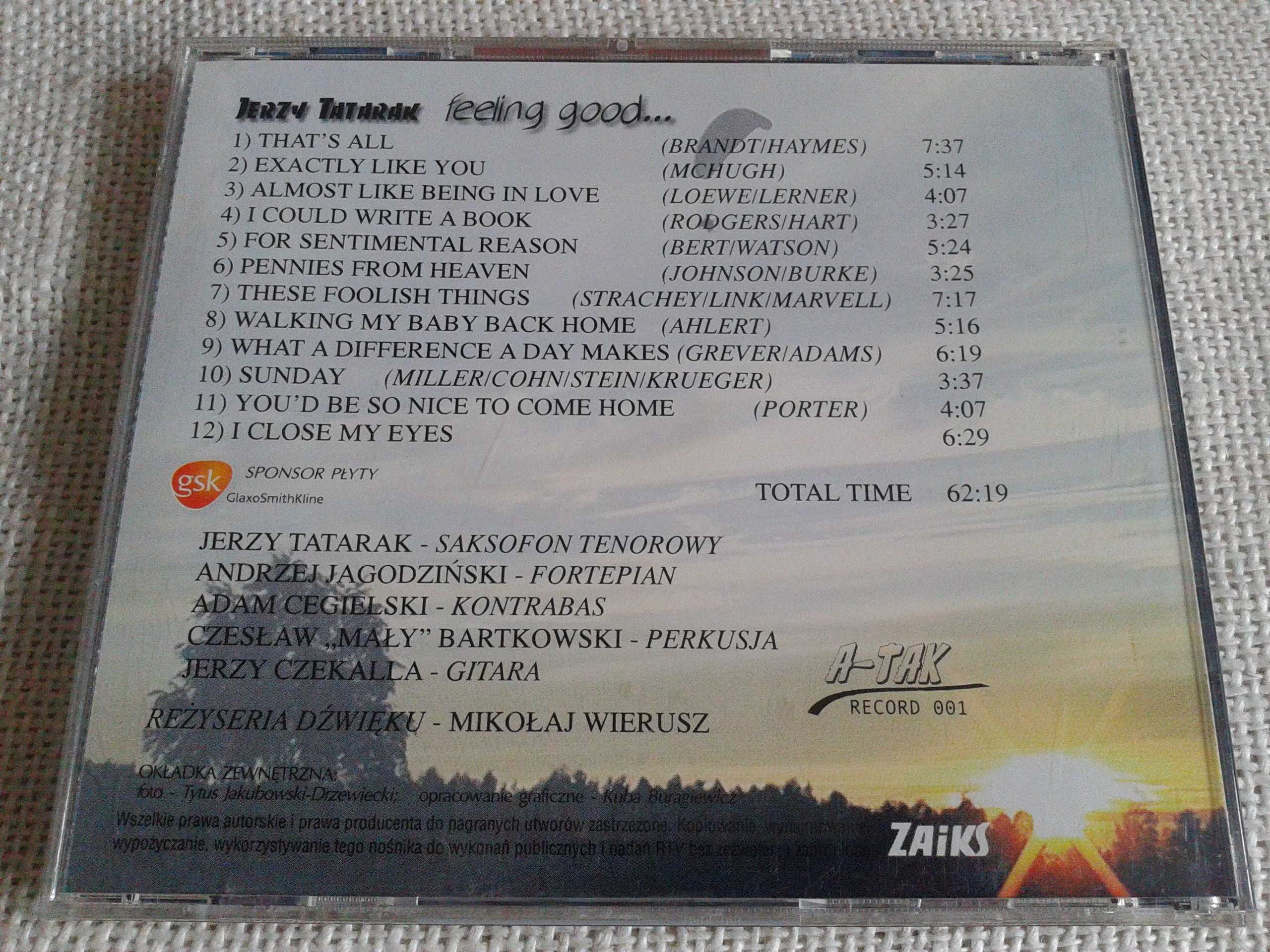 Jerzy Tatarak - Feeling Good ... CD