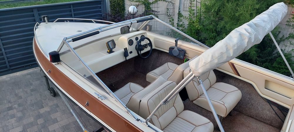 Motorówka Riamar 5,2m, Yamaha 60KM wtrysk, przyczepa, reja 24 łódź