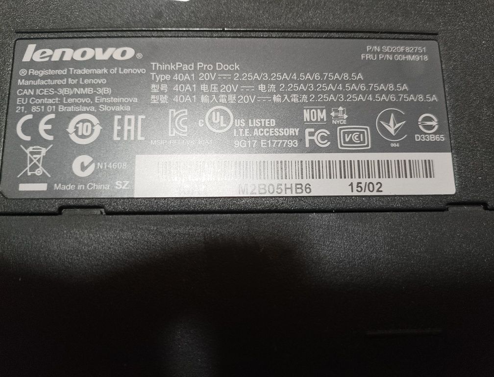 Докстанції для Lenovo ThinkPad
