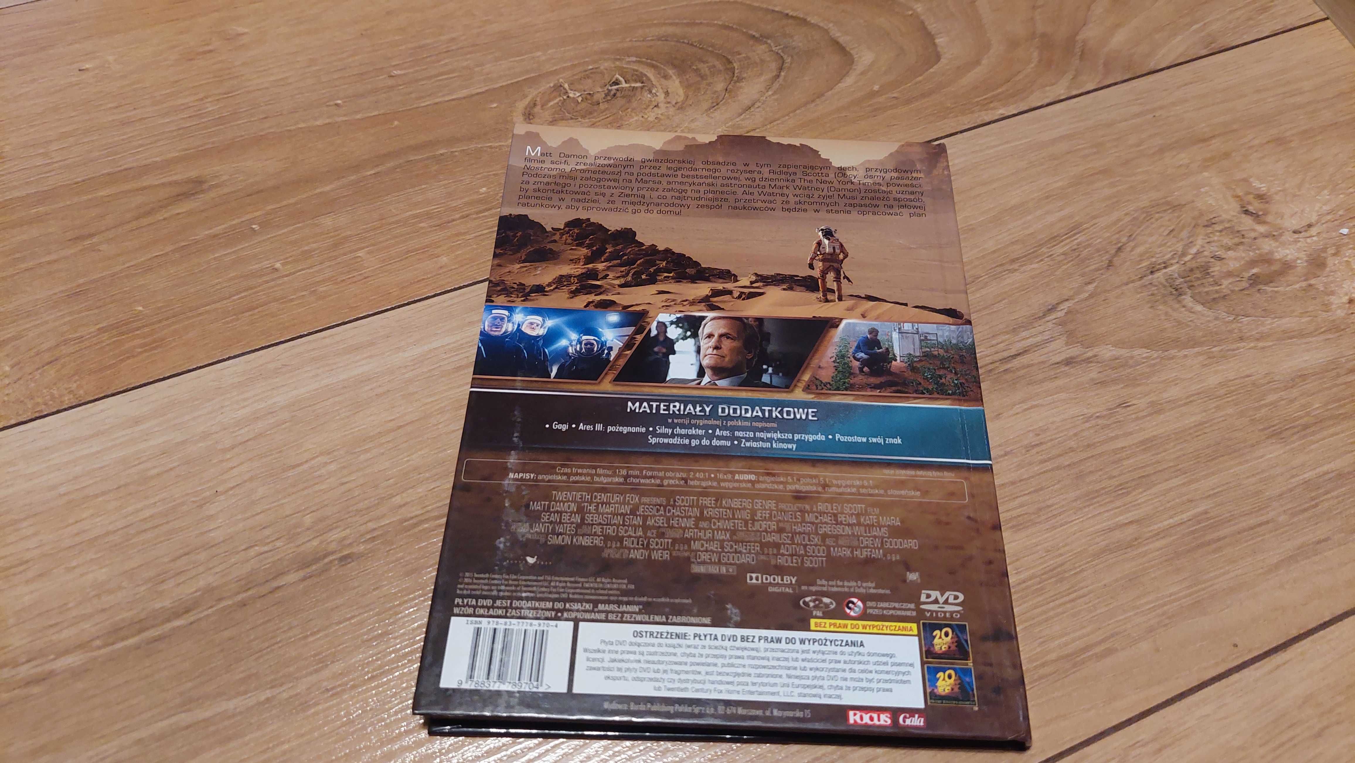 film DVD Marsjanin (2015) Matt Damon