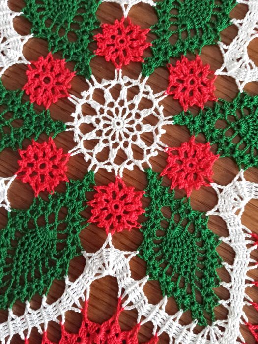 Serwetka świąteczna - Kwiaty poinsecji, Boże Narodzenie