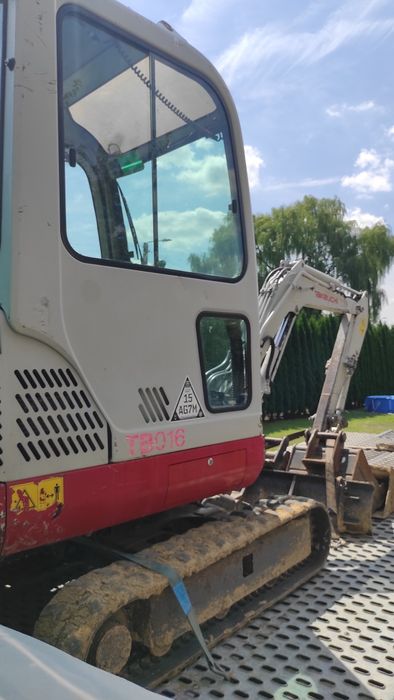 Minikoparka Takeuchi TB016 sprzedam lub zamienię na dużą koparkę.