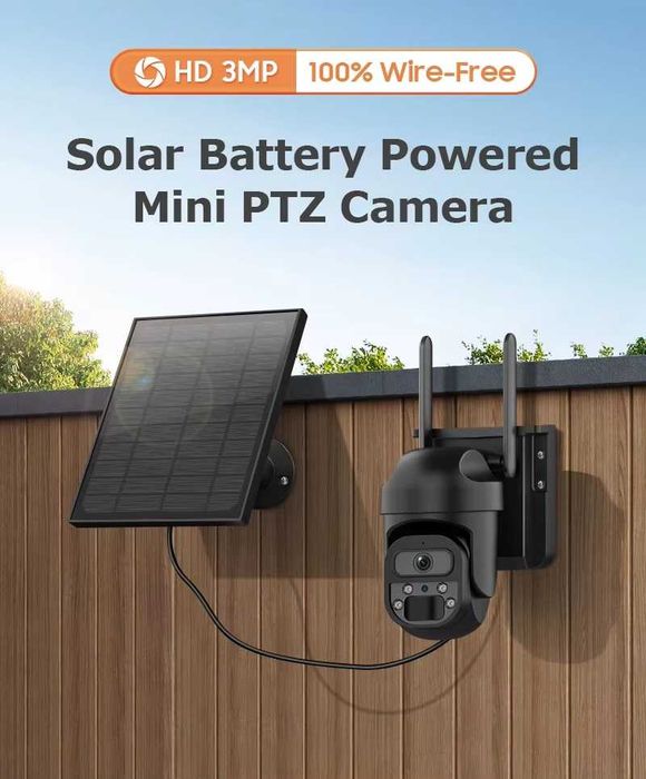 KAMERA SOLARNA FOTOPUŁAPKA na kartę SIM 4G 2K 6MP podgląd na telefonie