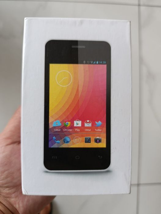 Smartfon prosty telefon z dotykowym ekranem BeeX Light Black 2G s.db.