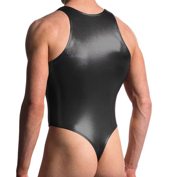 Męskie body kombinezon - stringi - M