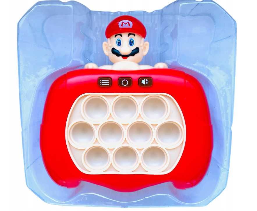 Super Mario Gra elektroniczna Pop It PopIt Puzzle Game Konsola Push