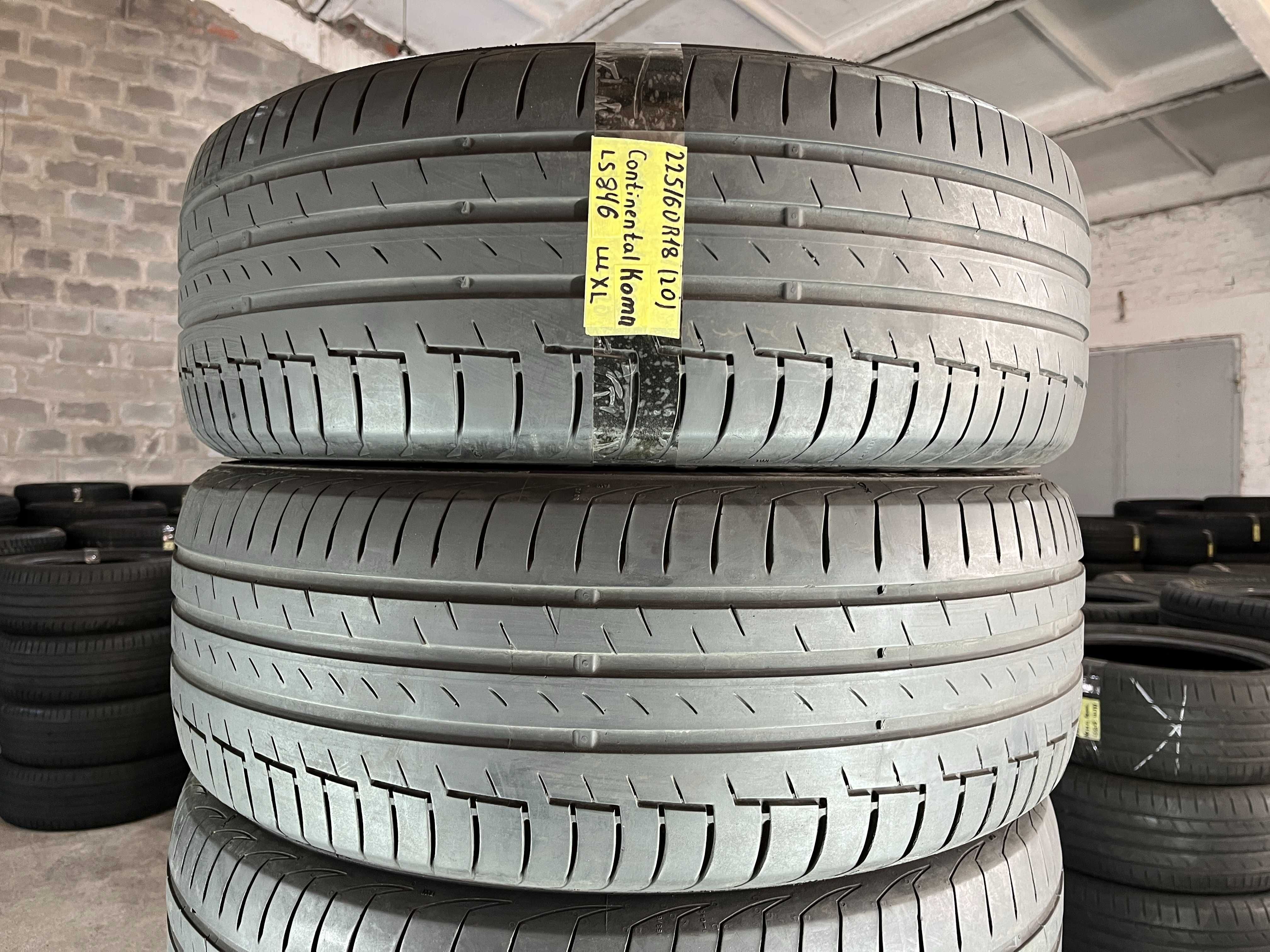 LS846 Літні шини 225/60r18 Continental PremiumContact 6 комплект р18