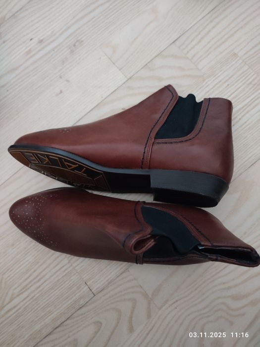 Сапоги жіночі зимові, демісезоні, шкіряні, нові