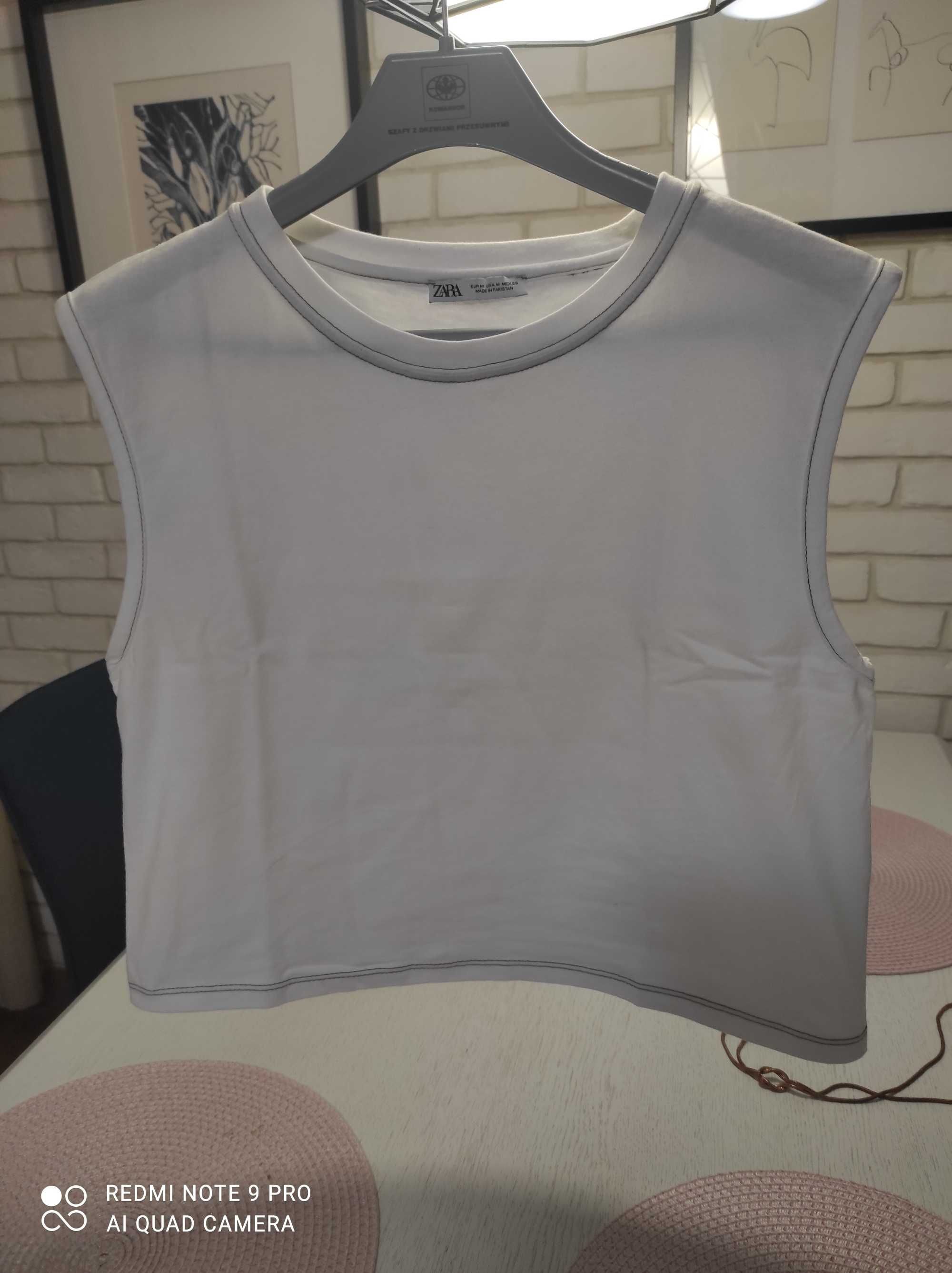 Krótki T-shirt Zara