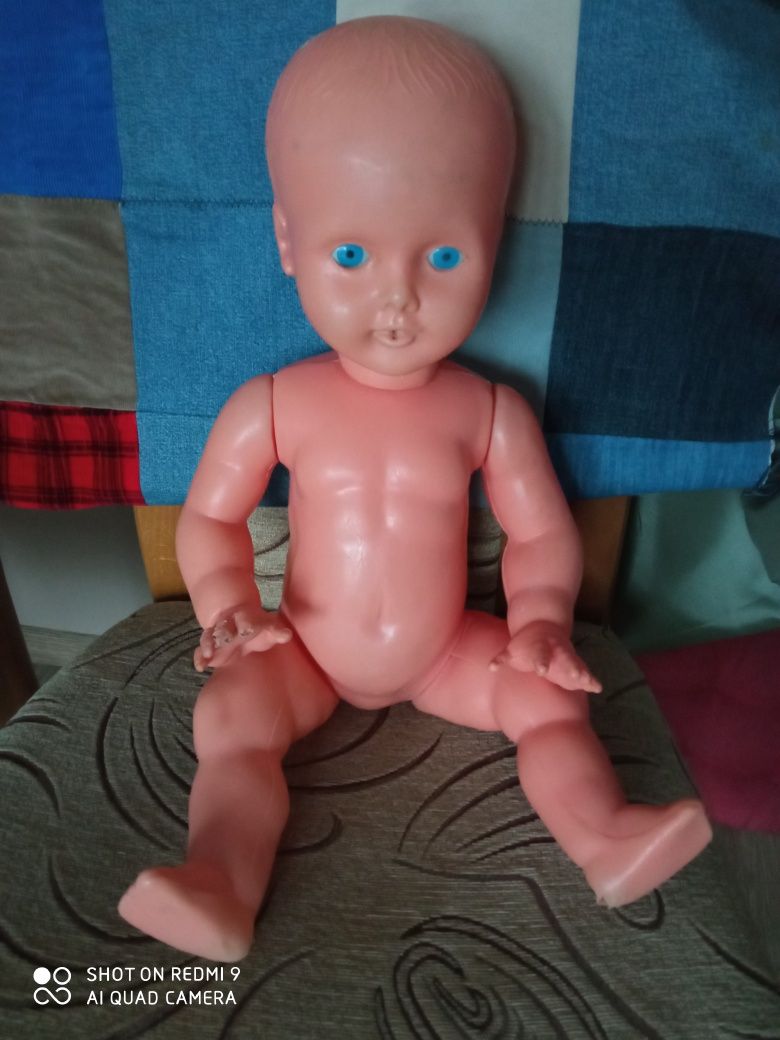Lalka bobas PRL ok.55cm