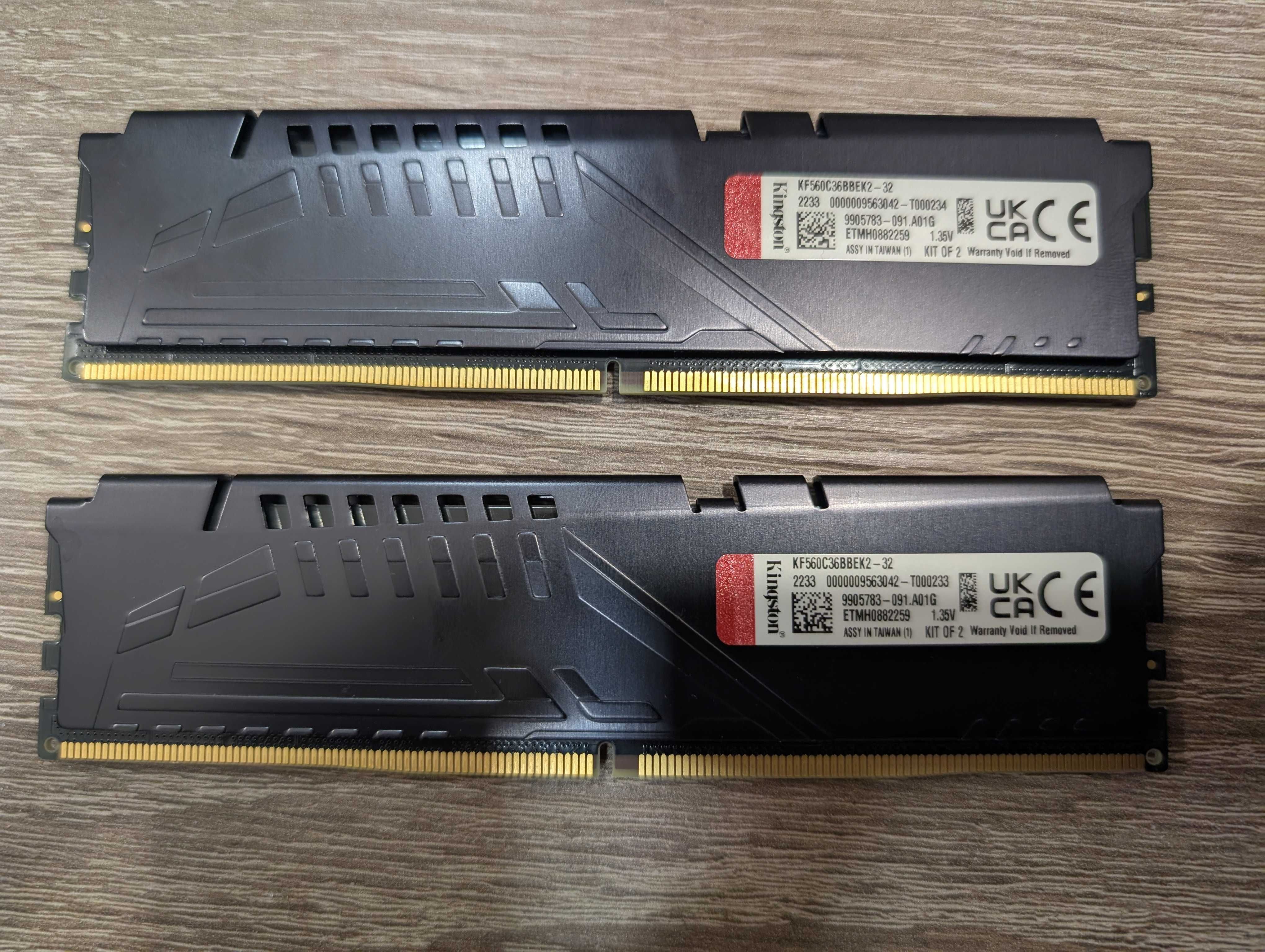 ОЗУ Kingston Fury DDR 5 32GB (2x16GB) 6000 CL36-38-38 EXPO/XMP