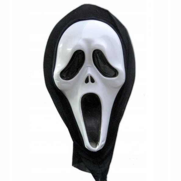 Halloween Maska Krzyk – Strój Horror, Kultowy Scream