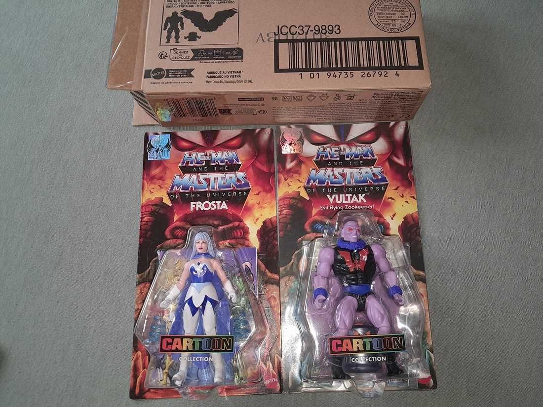 Masters of the Universe Origins Cartoon Vultak + Frosta Nowe