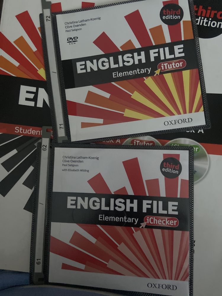 Podrecznik English File Elementary A i dwie płyty