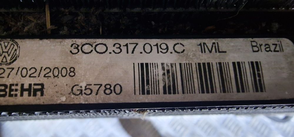 Chłodnica klimatyzacji intercooler 2.0 tsi tfsi passat b6 automat