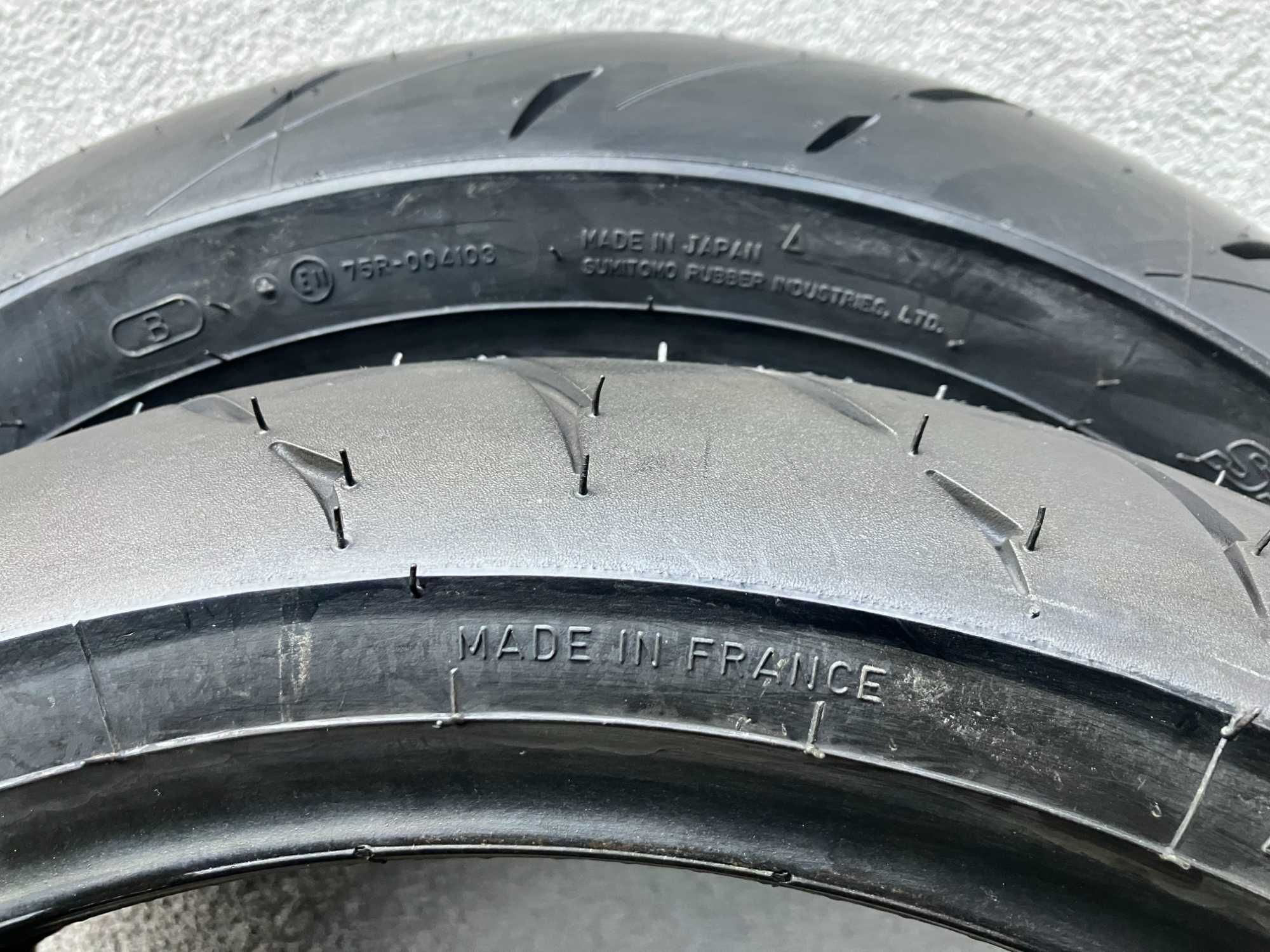 180/55ZR17 120/70ZR17 Dunlop Sportmax Qualifier D209 Roadsport Komplet