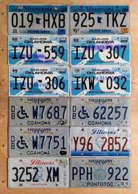 Американские номерные знаки США Автомобильный номер США