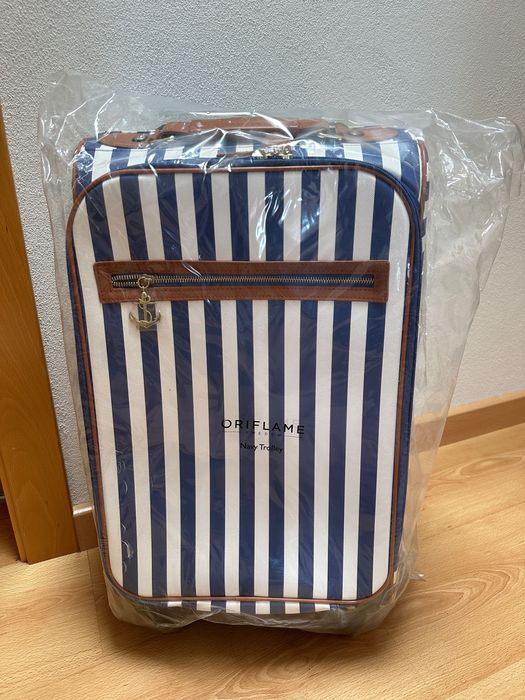 Mala de Viagem / Trolley Navy Oriflame Novo