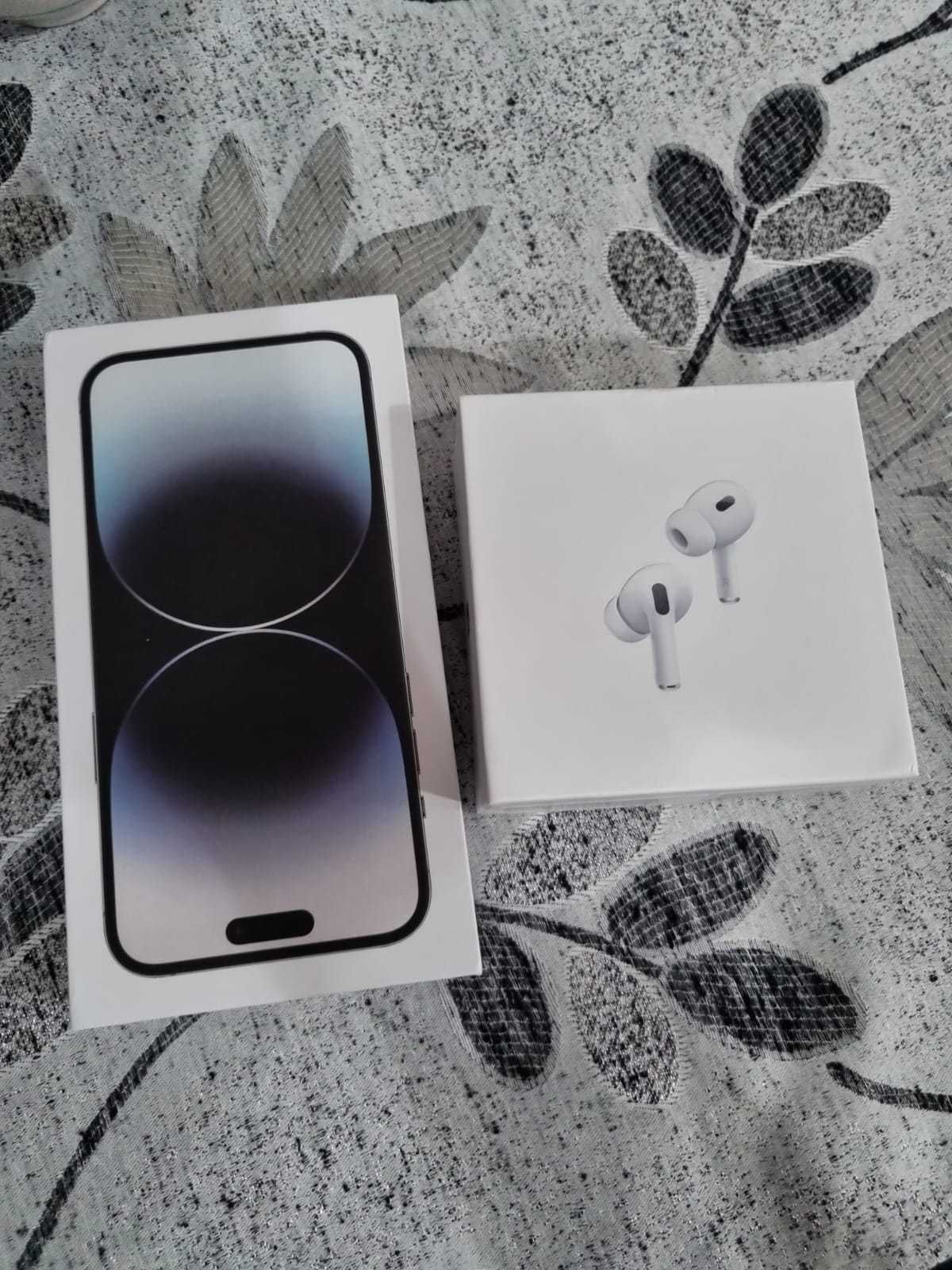 Nowy Apple iPhone 14 ProMax 512GB Space Black + AirPods Pro 2 gen.