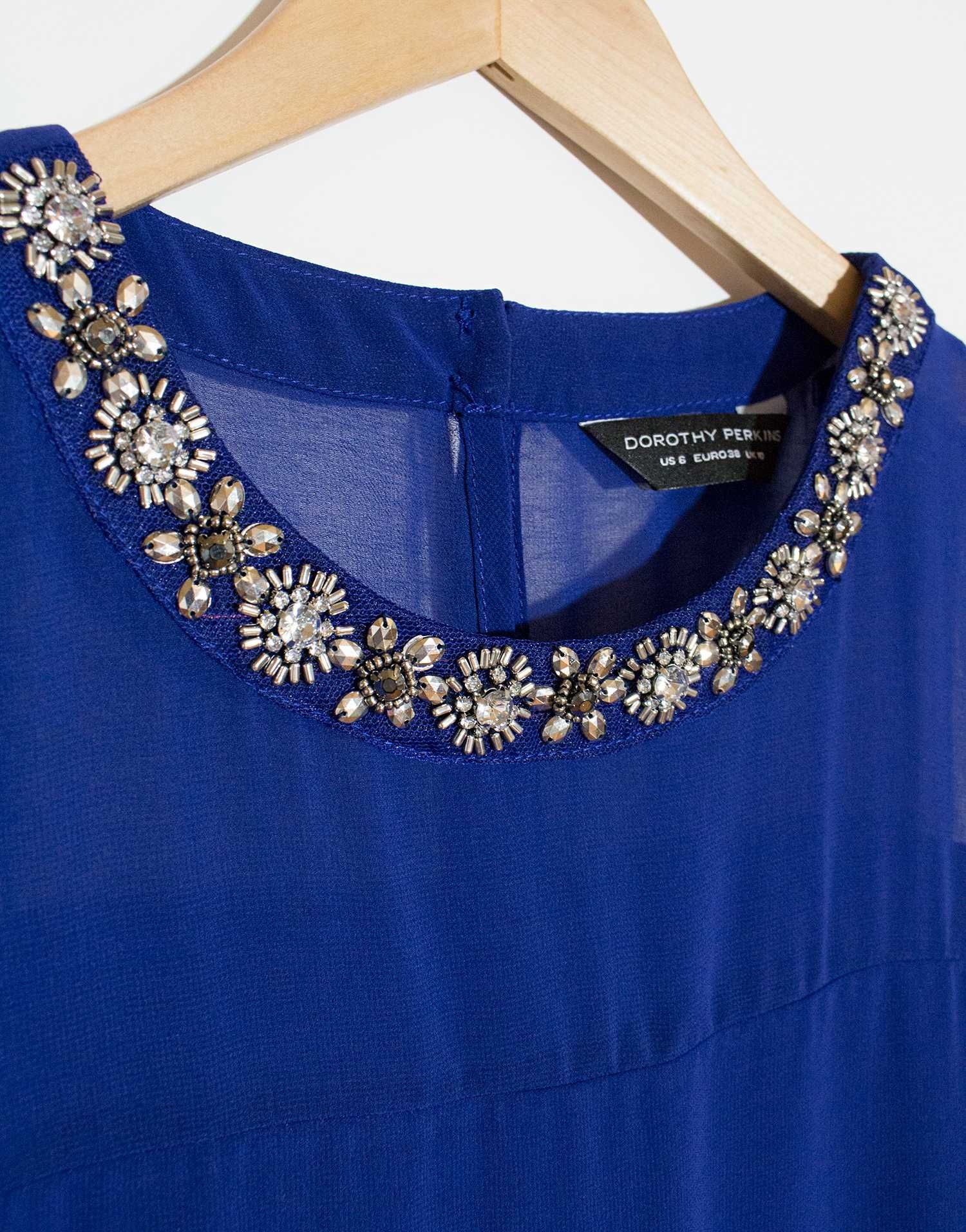 Chabrowa bluzka ze zdobieniem Dorothy Perkins M