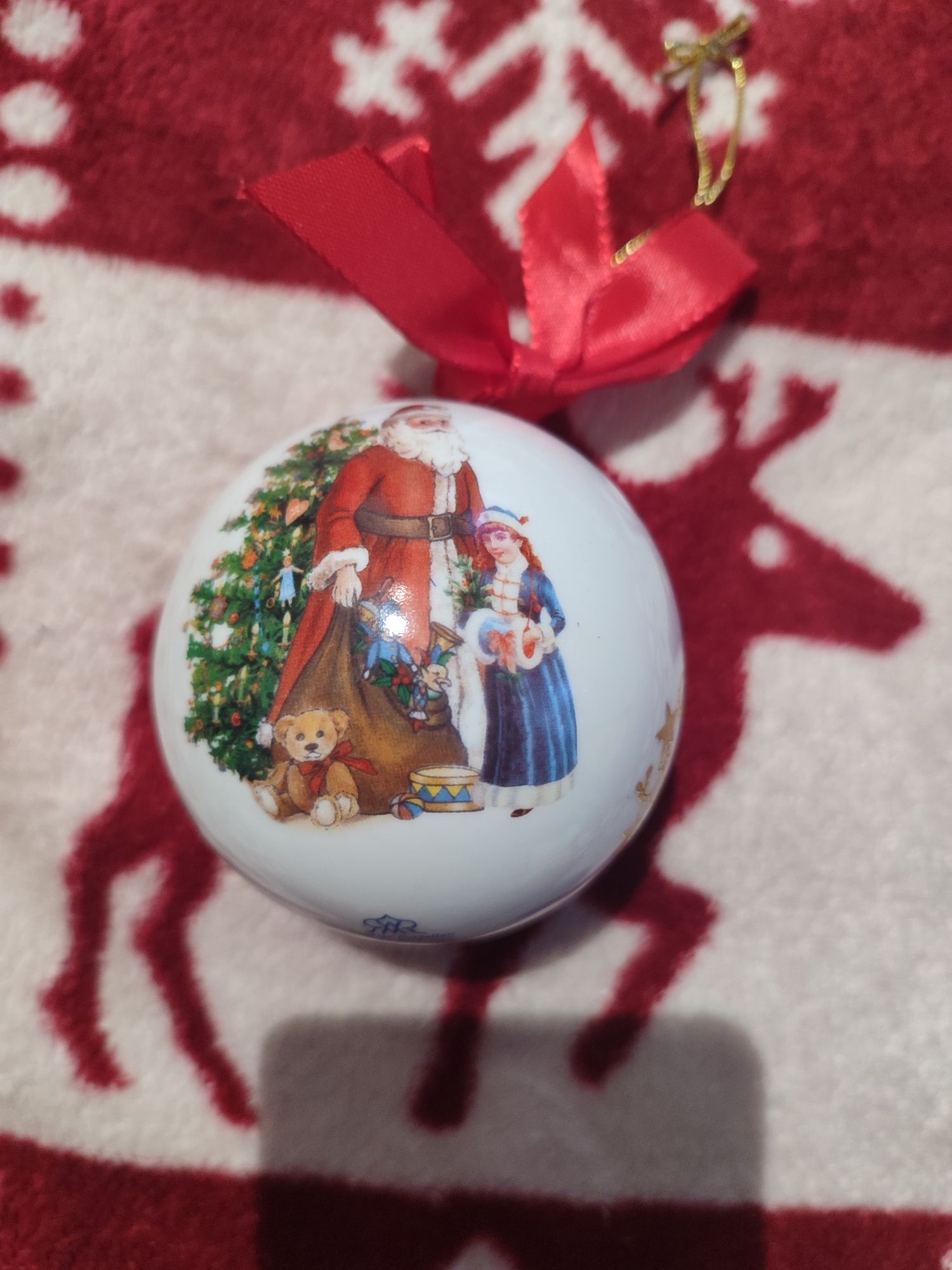 Bombka choinkowa porcelanowa