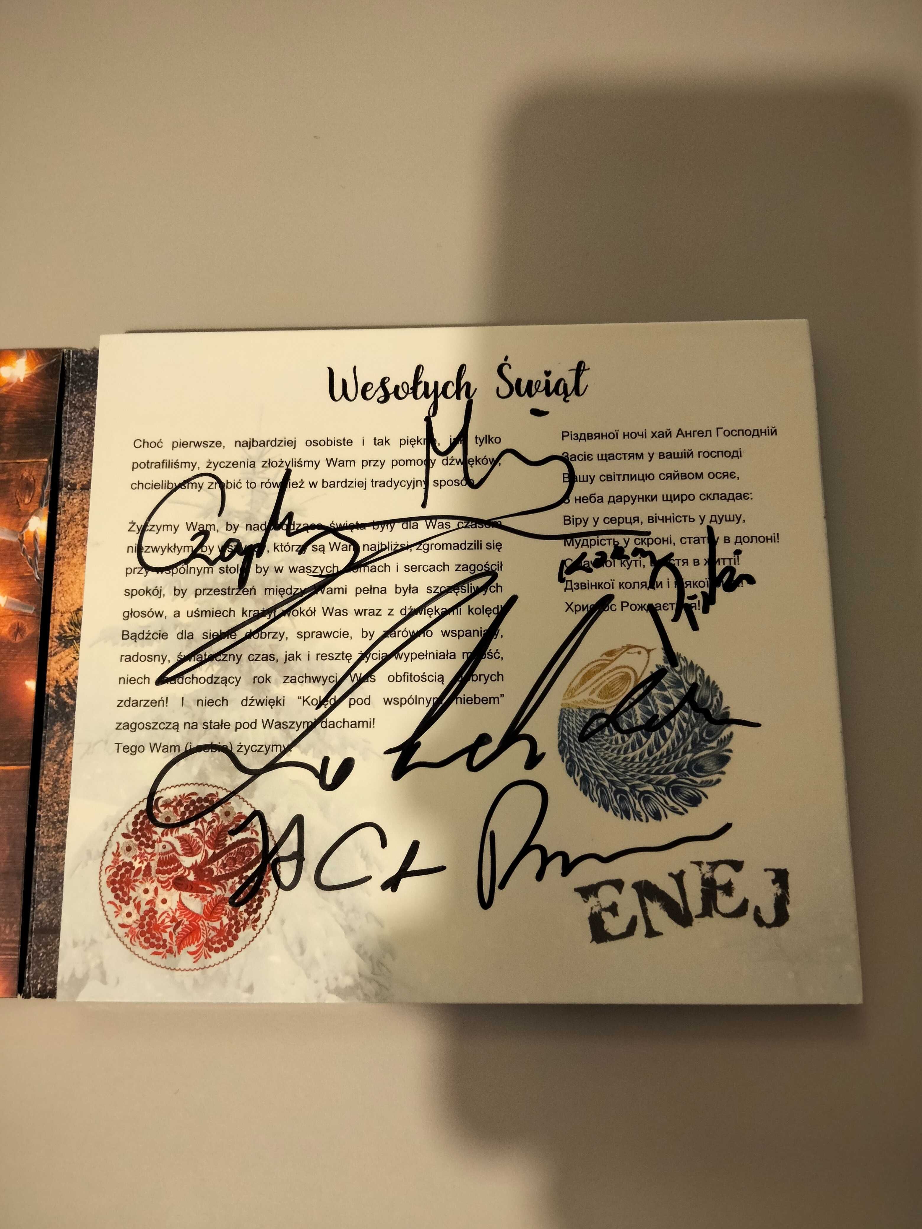 Enej - Kolędy Pod Wspólnym Niebem *CD Autografy! Unikat!