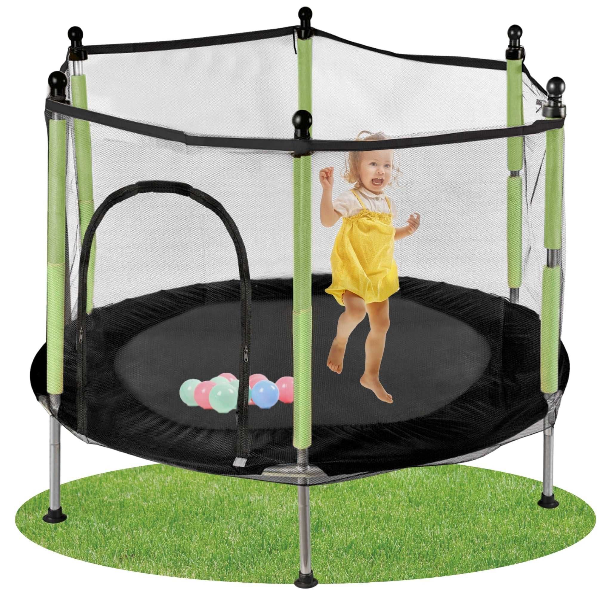 Trampolina dla dzieci ogrodowa z siatką SUPERCENA