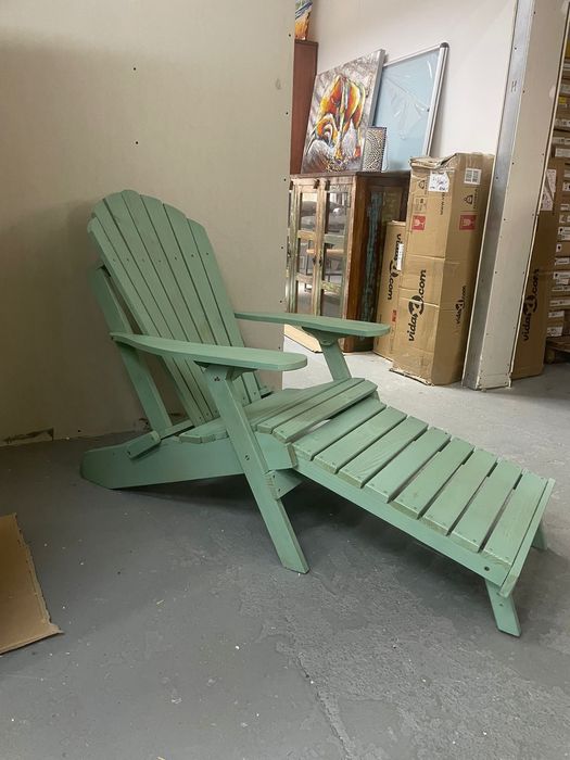 Krzesło leżak ogrodowe drewno Nowe