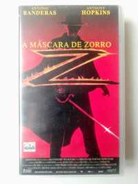 A máscara de Zorro cassete VHS 1999