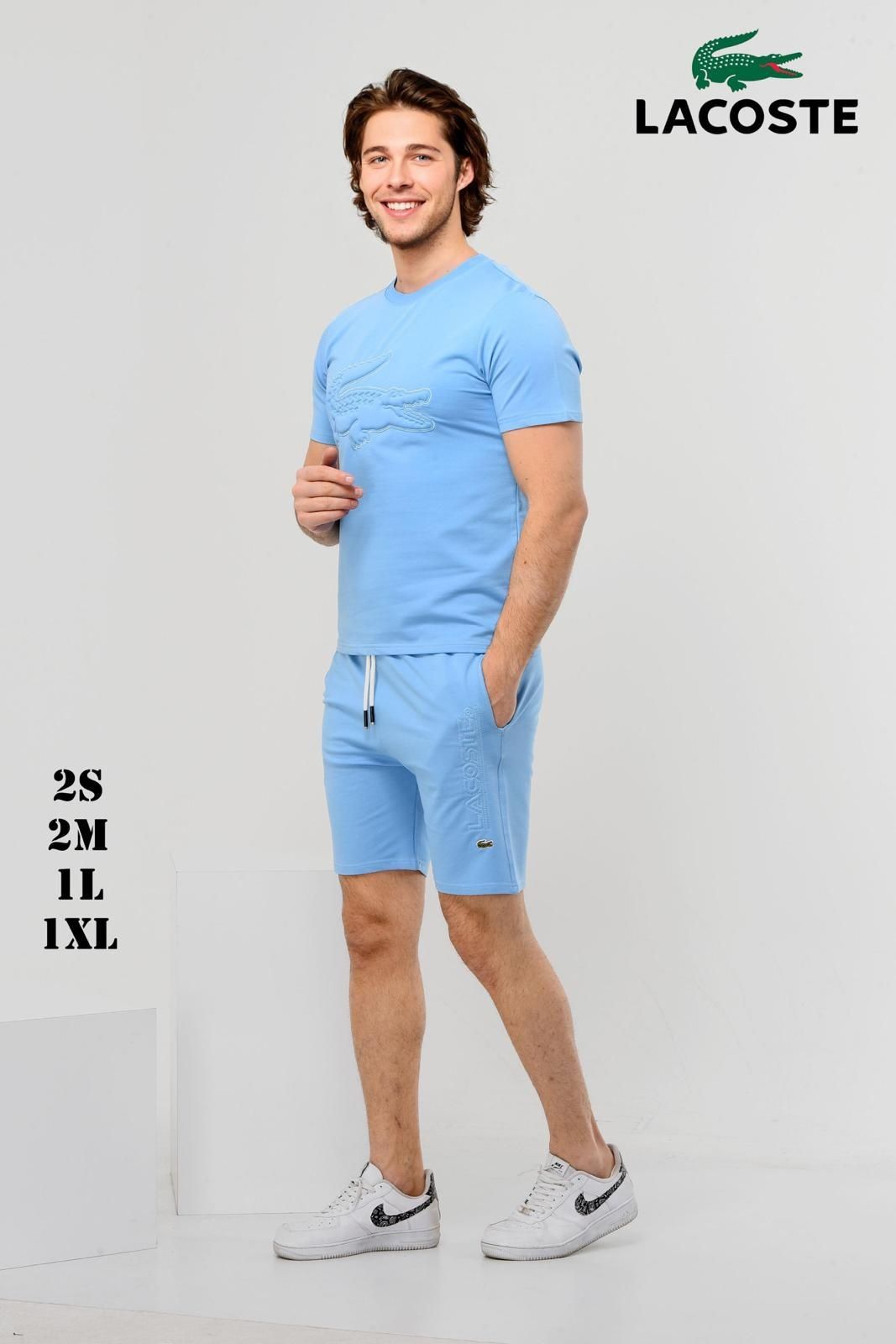 Conjunto Lacoste S ao XL AZUL