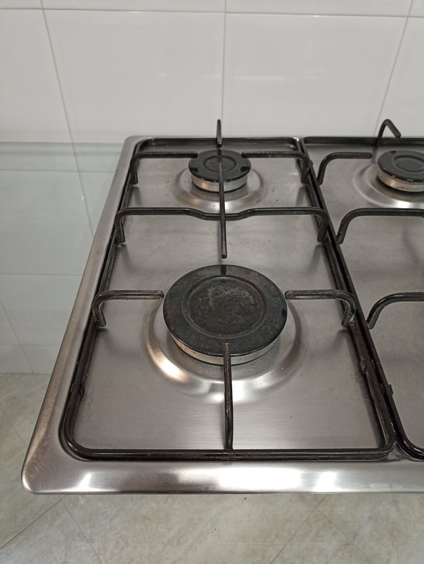 Placa de fogão à gás com 4 queimadores- Usado
