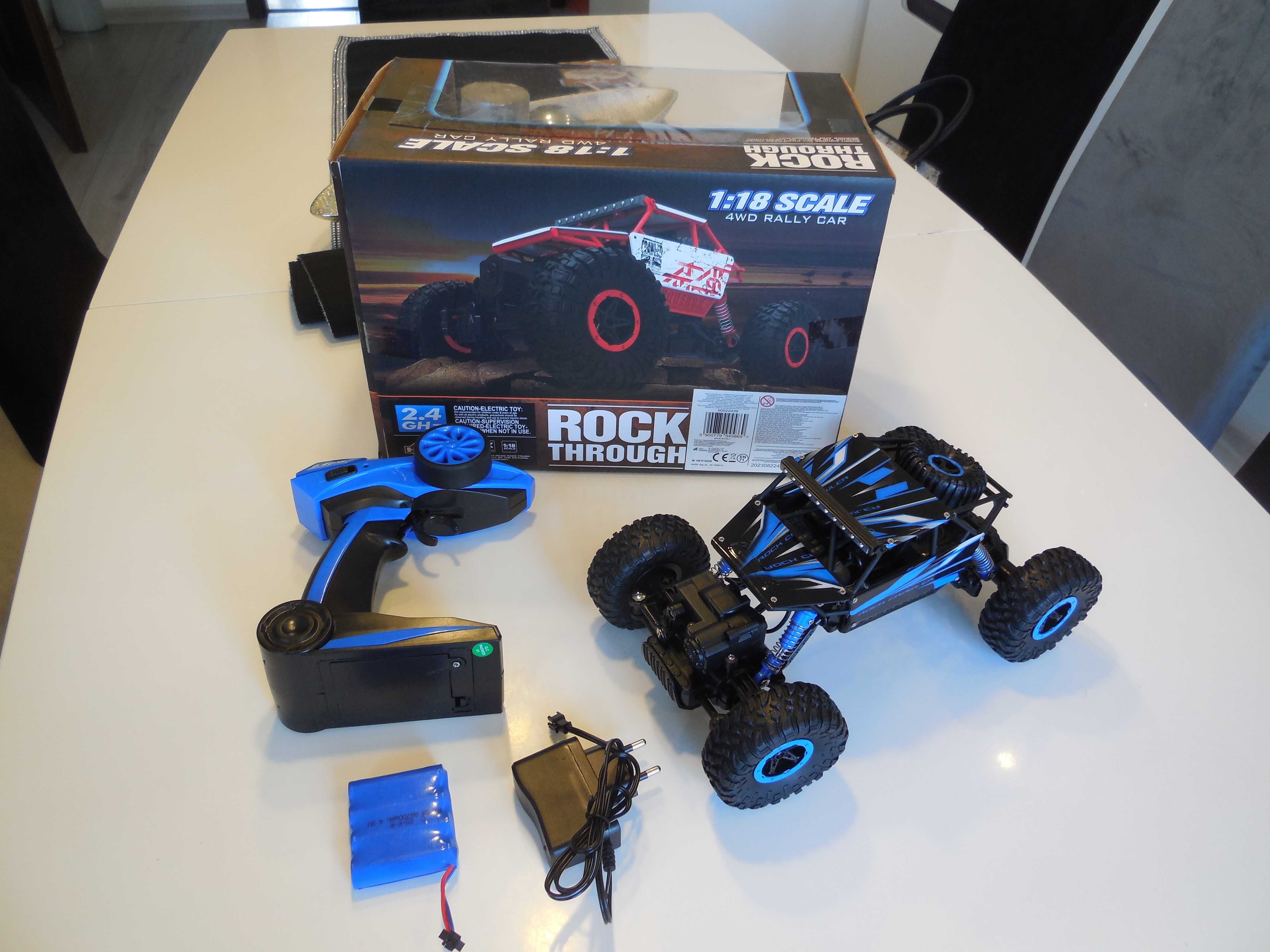 Samochód RC Rock through  Crawler 1:18 4WD 2.4GHz akumulator