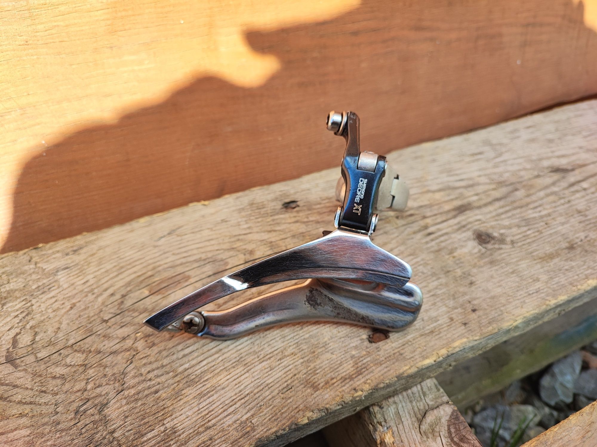 Przednia przerzutka rowerowa Shimano Deore XT M735 31.8 retro mtb