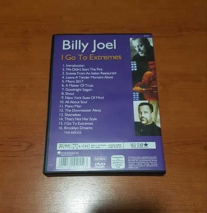 DVD BILLY JOEL - I Go To Extremes (compilação de sucessos)